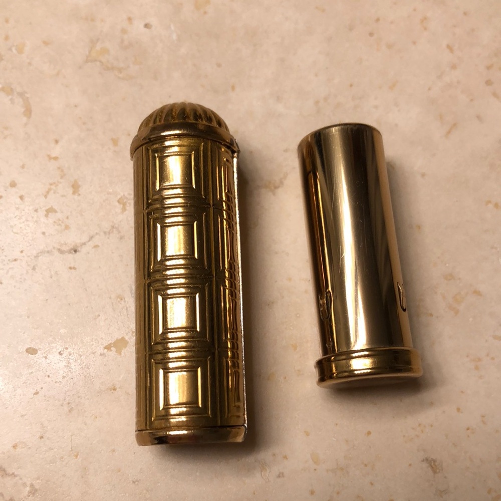 Vintage Gold Lipstick Case - Picture 2 of 6